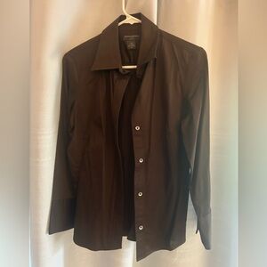 Banana Republic Women's Tailored Fit Button Up Dress Shirt